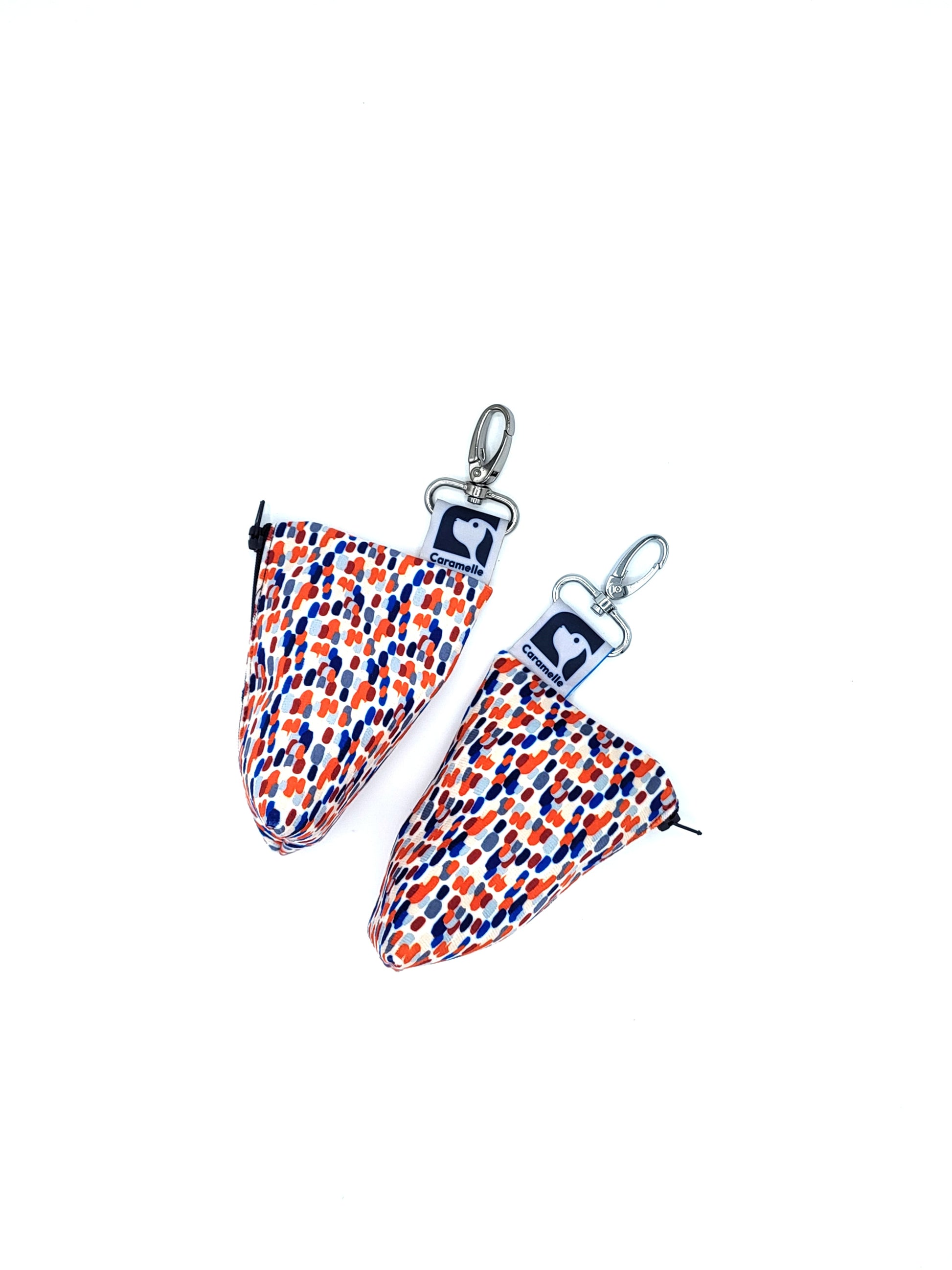 Berlingot stylé pour petit et grand chien bleu, blanc et rouge made in france de french caramelle collection tacheté France