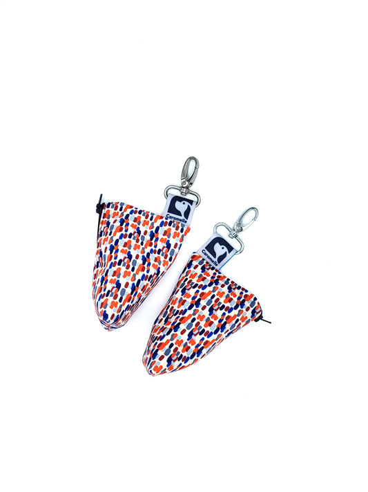 Berlingot stylé pour petit et grand chien bleu, blanc et rouge made in france de french caramelle collection tacheté France