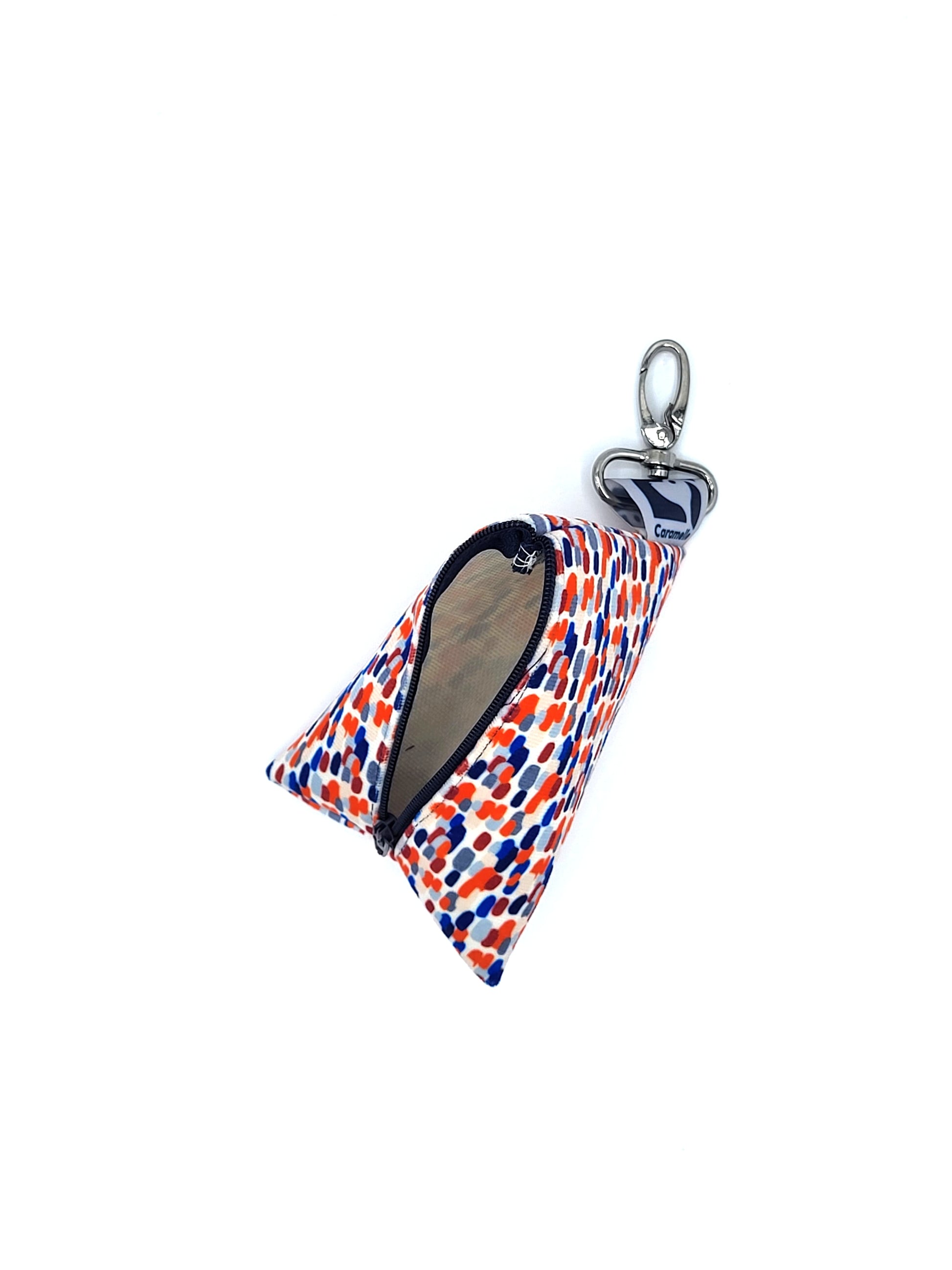Berlingot stylé pour petit et grand chien bleu, blanc et rouge made in france de french caramelle collection tacheté France
