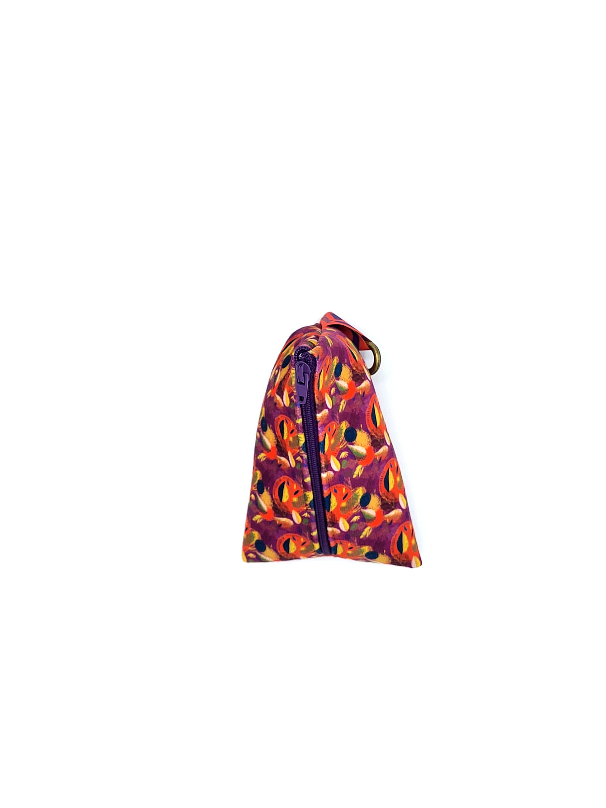 Berlingot stylé pour petit et grand chien orange, violet et jaune de french caramelle collection verdoyant-violet