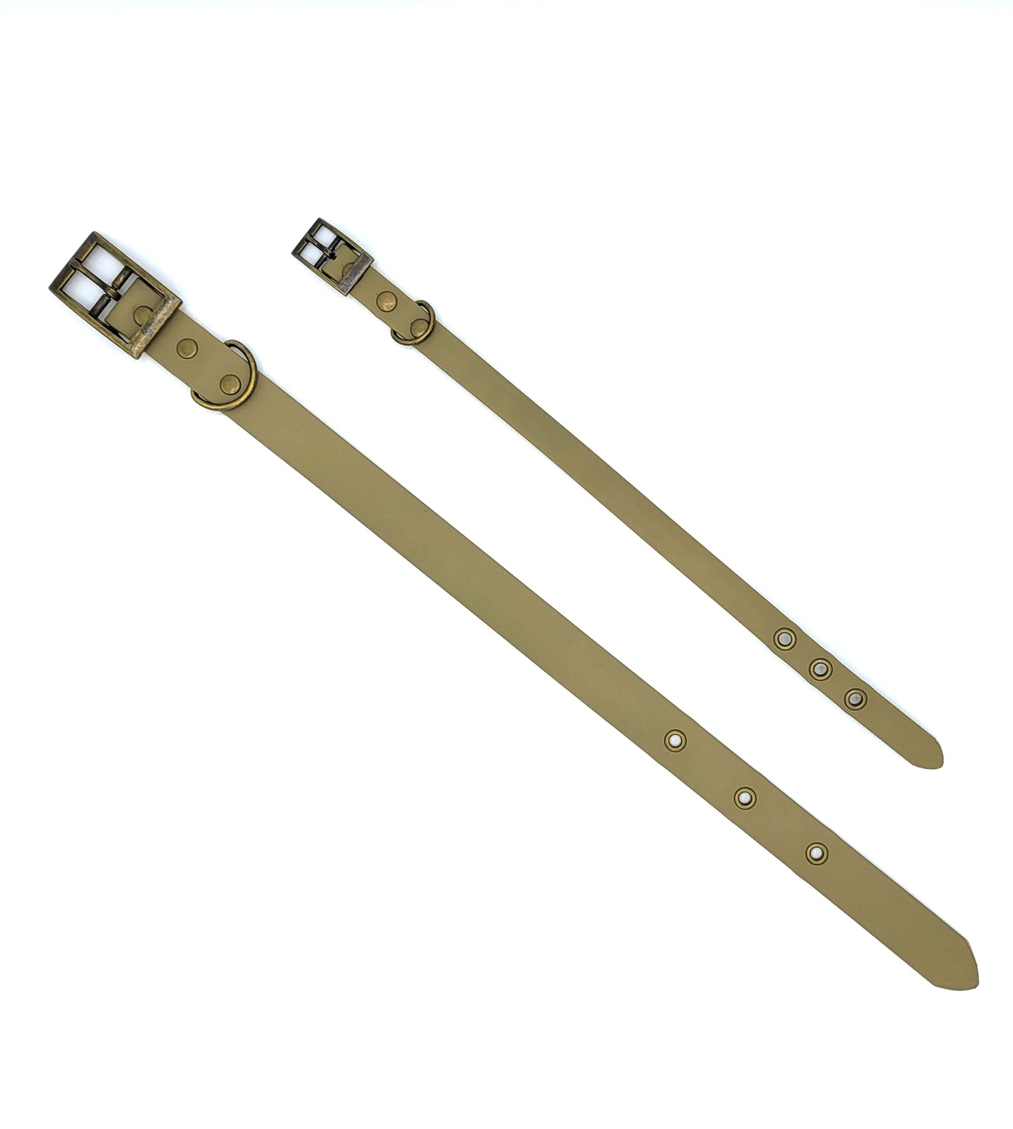 Collier stylé pour petit et grand chien réglable beige de french caramelle